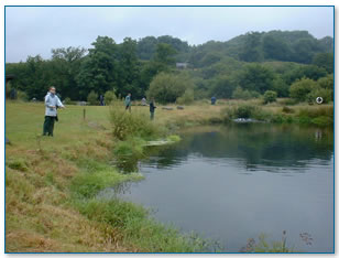 A fishing pond