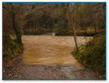 Sediment in a river 