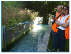 Quarry water channel