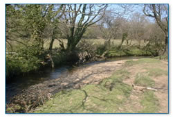 River drying up